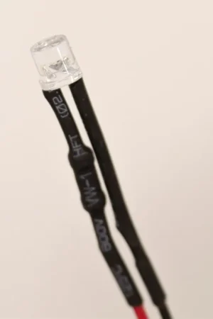 1162DM Led 2 pezzi diam mm. 5 cablati con resistenza colore Verde 3-12 volt Consegna Rapida