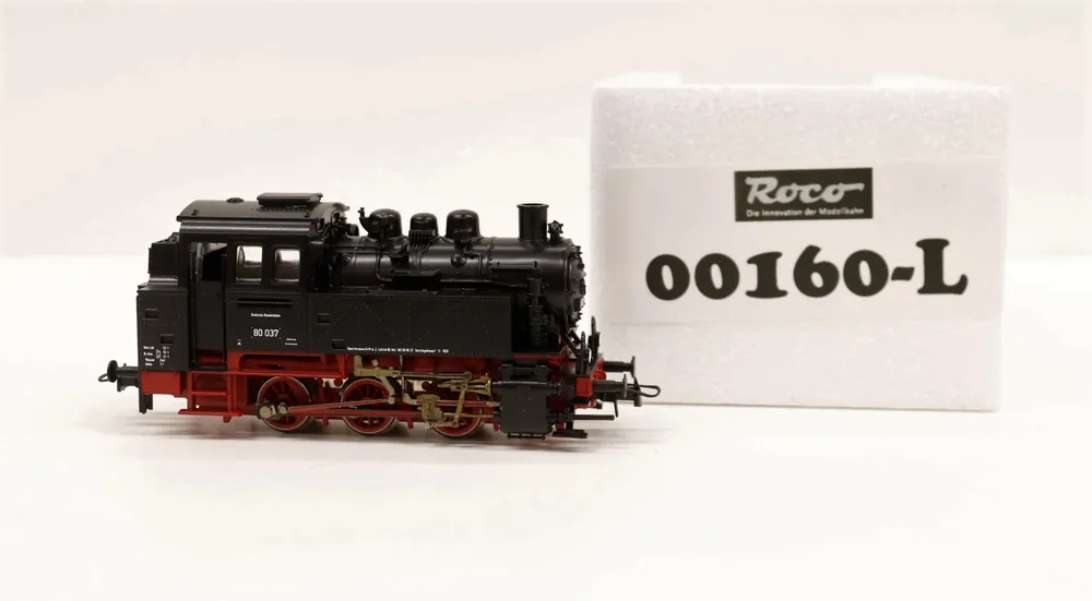 00160L Roco HO Loco vapore delle DB Br 80.037 analogica nuova da start set Compra Oggi Stesso