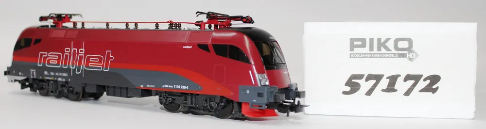 00172-DS Piko HO Locomotore DCC SOUND Taurus Railjet 1116.230 delle OBB ep. V Compra Oggi Stesso