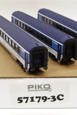 00179-3C Piko Set 3 carrozze Railjet IC delle CD epoca VI 2 classe scala HO Offerta Del Giorno