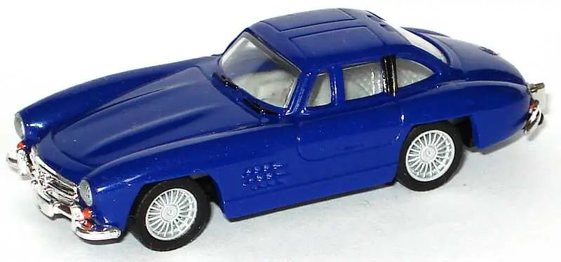032025 Herpa HO Mercedes Benz 300 SL Gullwing blu metallizzato scala 1 87 Reso Gratuito