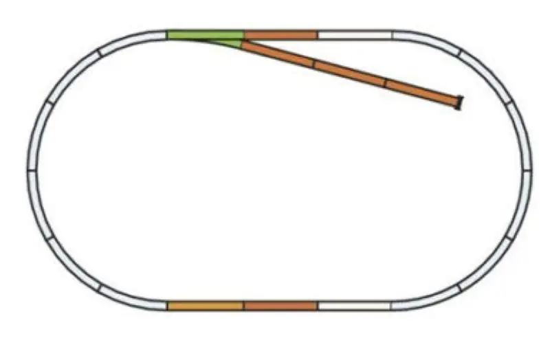 081 PIKO HO TRACCIATO BINARI 22 PEZZI MISURE CM. 160 x 90 Vendita Finale