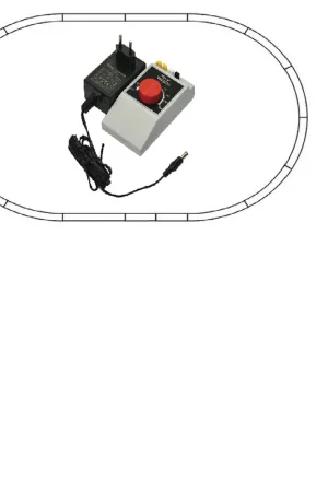 087A Roco Tracciato ovale binari con massic. in gomma e alimentatore 150x100 cm Prezzo Conveniente