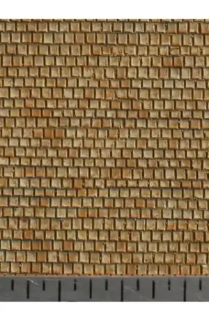 087PC121 Redutex HO tegola di ardesia policromatica 3d adesivo flessibile Promo Stagionale