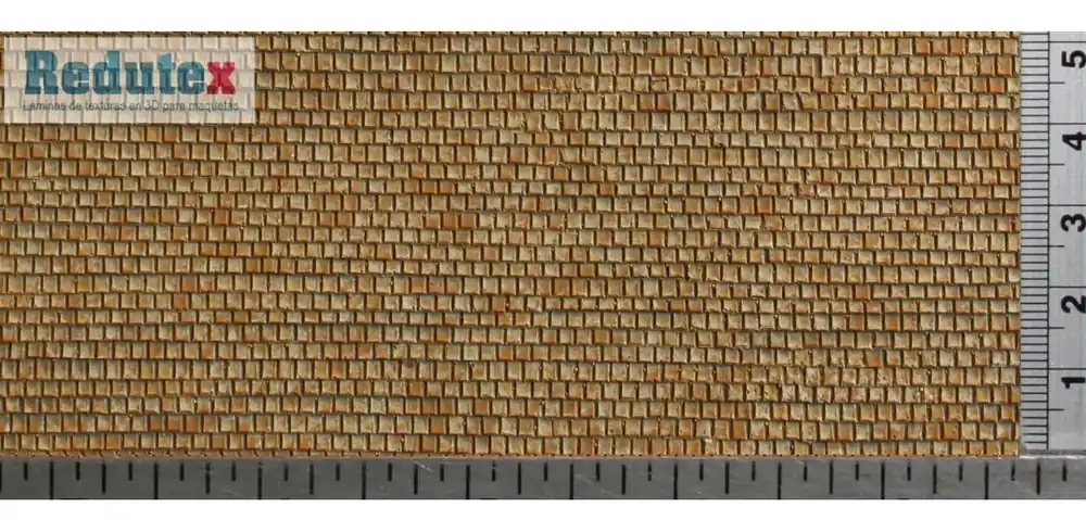087PC121 Redutex HO tegola di ardesia policromatica 3d adesivo flessibile Promo Stagionale