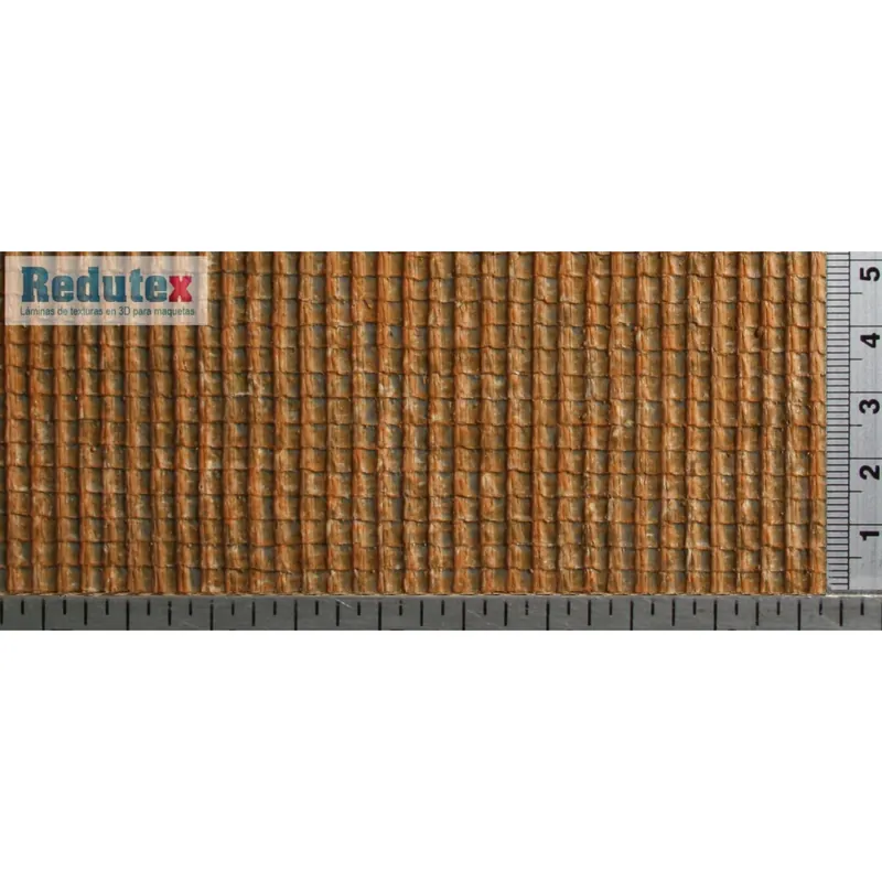 087TC122 Redutex HO tegola di terracotta policromatica 3d adesivo flessibile Vendita Finale