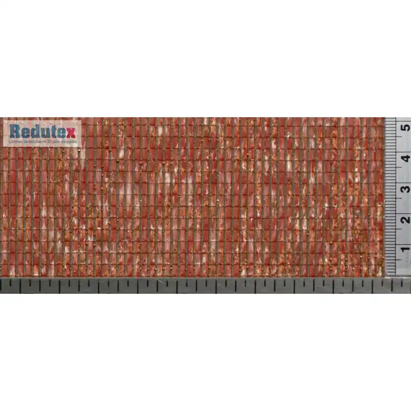 087TT123 Redutex HO tegola di terracotta policromatica 3d adesivo flessibile Promozione