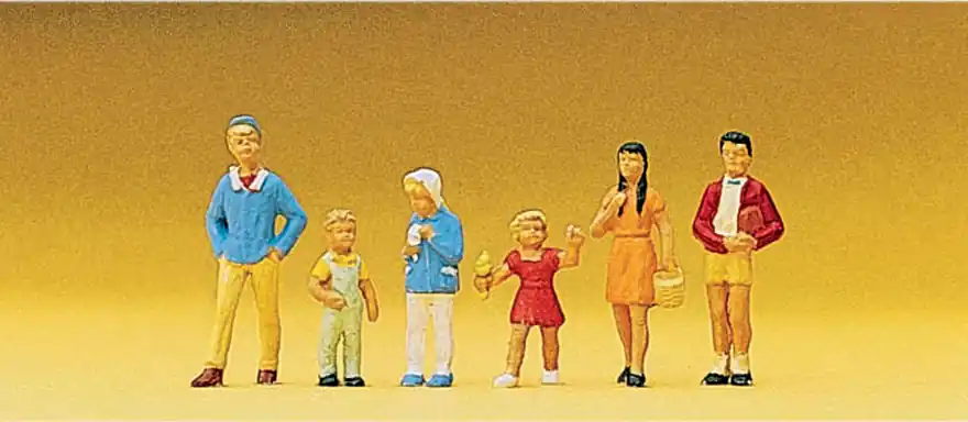 10023 Preiser HO confezione 6 personaggi bambini come da foto scala 1 87 Sconto
