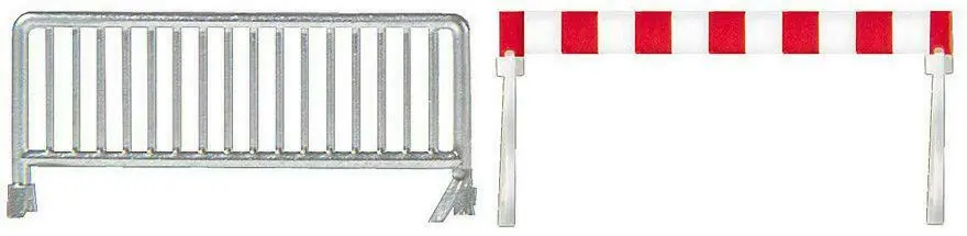 1018 Busch HO Set 20 pezzi transenne varie kit montaggio scala 187 Compra Adesso