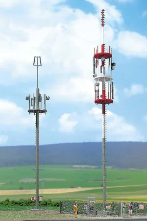 Solo Oggi 1021 Busch HO set 2 Antenne telefonia mobile kit montaggio scala 187