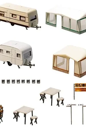 130503 Feller Set camping come da foto kit montaggio scala 1 87 Più Venduto