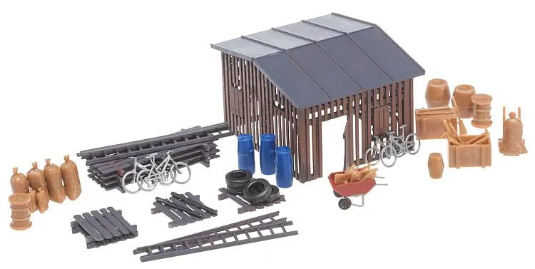 130524 Faller HO Piccolo deposito in legno scala 1 87 kit di montaggio Direttamente Dal Produttore
