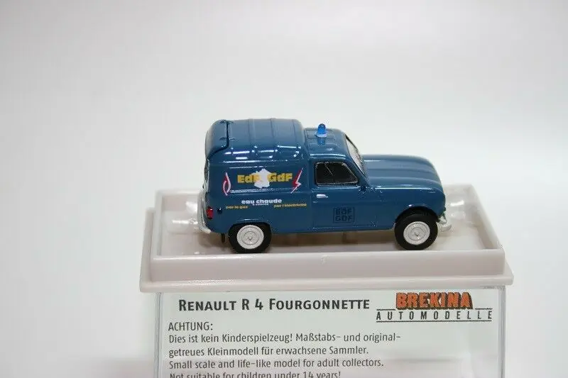 Miglior Prezzo 14723 BREKINA 1 87 HO Renault 4 furgonette EDF-GDF Electric
