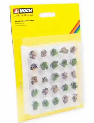 Scelto Dai Clienti NOCH 06921 - Set 25 ciuffi d‘erba con pietre alla base. alt. 6mm
