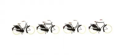 ARTITEC 387.02 - Set 4 biciclette verniciate come in foto. Scala H0 1 87 Non Perdere