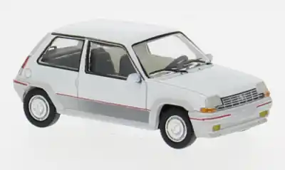 PCX870296 - Renault 5 GT Turbo, bianco metallizzato 1985, scala H0 1 87 Super Prezzo