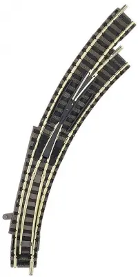 Ultime Pezzi FLEISCHMANN 9175 - Scala N 1 160, deviatoio manuale destro .