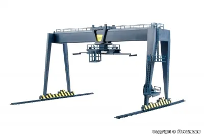 VOLLMER 45624 - Gru per container in kit di montaggio. Scala H0 1 87 Soddisfatti O Rimborsati