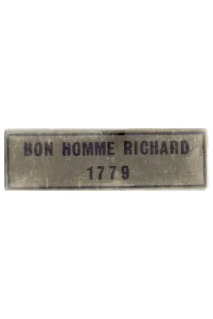 Spedito Oggi Targa Bon Homme Richard