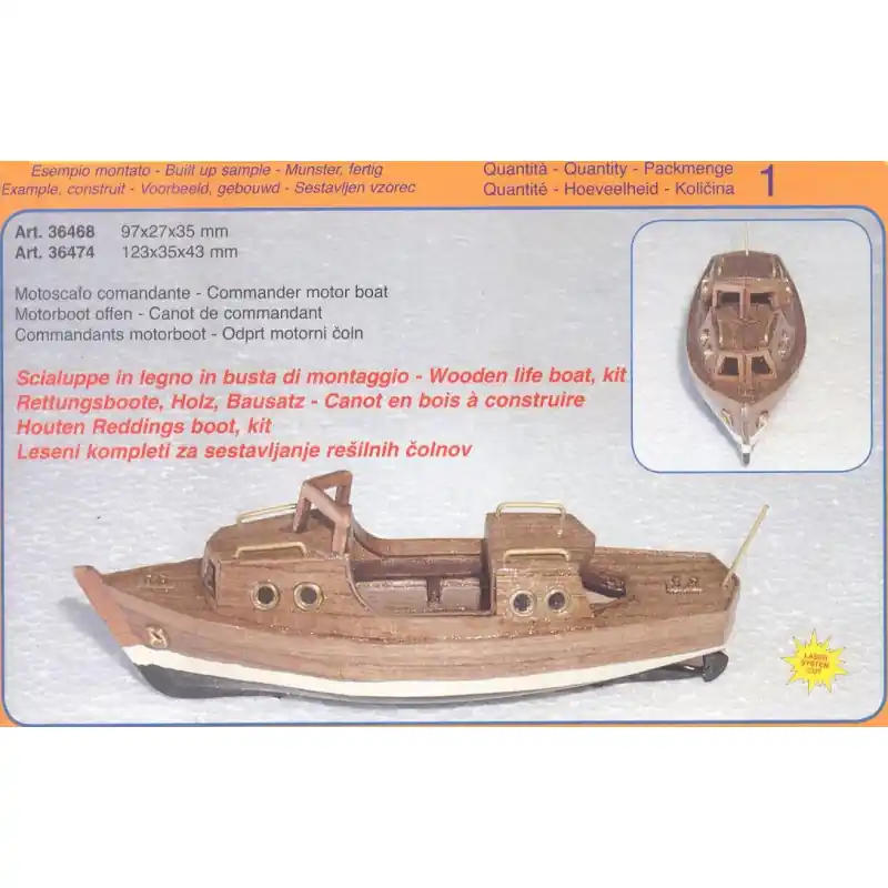 Subito Disponibile MOTOSCAFO A.VESPUCCI 123x35x43mm