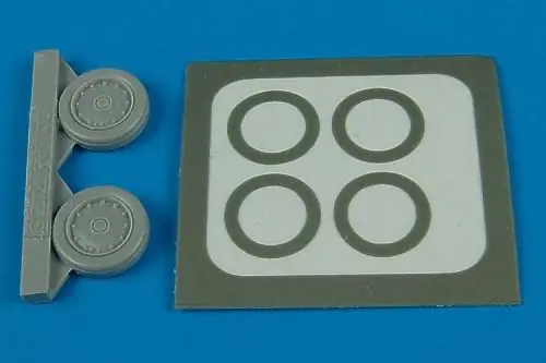 Quantità Limitata A-4 SKYHAWK WHEELS (LATE) & PAINT MASKS