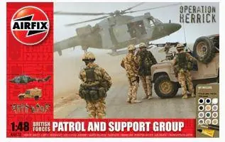 Promo Stagionale AIRFIX A50123 BRITISH FORCES PATROL AND SUPPORT GROUP