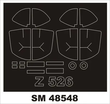 Zlin 526 - 1/48 - MONTEX SM48548 Nuova Collezione