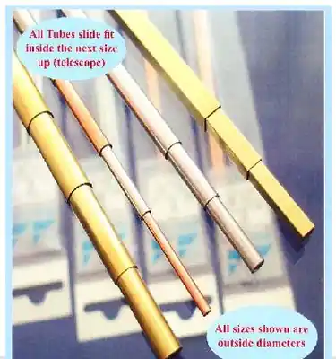 *Tubi tondi in ottone - ALBION ALLOYS BT10M Reso Gratuito