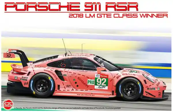 Professionale Porsche 911 RSR 2018 LM GTE Class 1/24 - BEEMAX PN24040
