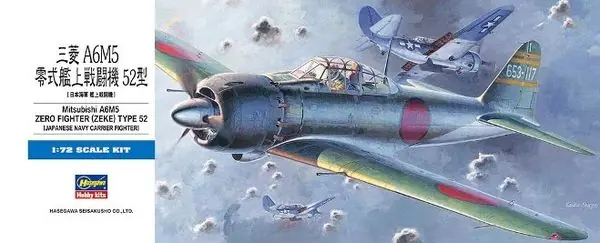 Mitsbishi A6M5 Zero Fighter Type 52 - 1/72 - HASEGAWA 00452 - D22 Novità