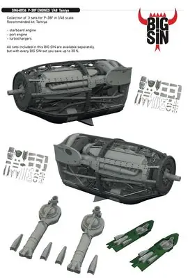 Vendita Finale P-38F Lightning Lockheed 1/48 - EDUARD SIN648136