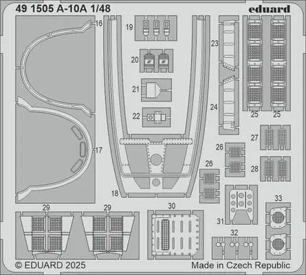 A-10A fotoincisioni 1/48 - EDUARD 491505 Scelto Dai Clienti
