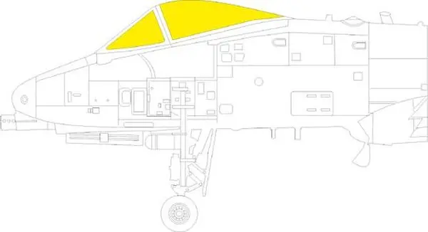 Ultima Occasione A-10A TFace MASK 1/48 - EDUARD EX1100