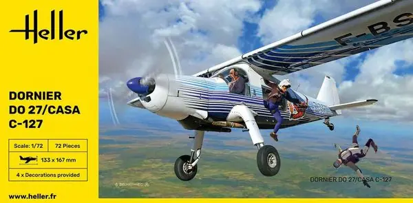 Bestseller Dornier Do 27/CASA C-127 - 1/72 - HELLER 30304