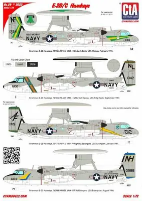 Grumman E-2B/C Hawkeye 1/72 - CTAMODELS 059 Soddisfatti O Rimborsati