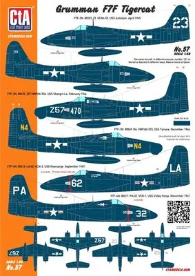 A Buon Prezzo Grumman F7F Tigercat 1/48 - CTAMODELS 057