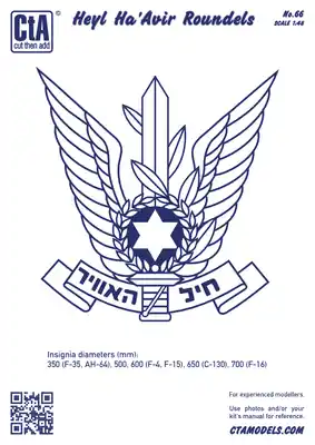 Heyl Ha‘Avir Roundels 1/48 - CTAMODELS 066 Miglior Prezzo