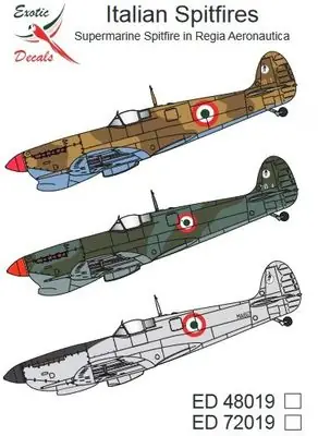 Compra Online Italian Spitfires 1/48 - EXOTIC DECALS ED48019