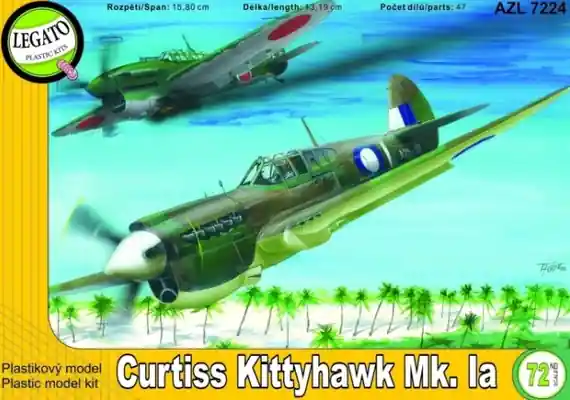 Curtiss Kittyhawk Mk.Ia 1/72 - AZMODEL AZL 7224 Offerta Lampo