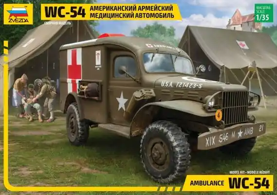 Prezzo Scontato Dodge WC-54 Ambulance 1/35 - ZVEZDA 3711