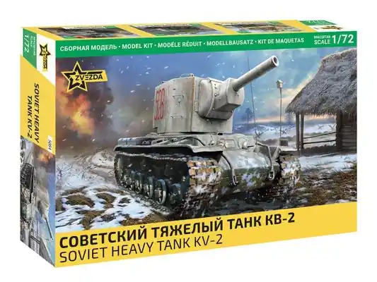 Soviet Heavy Tank KV-2 - 1/72 - ZVEZDA 5084 Non Perdere