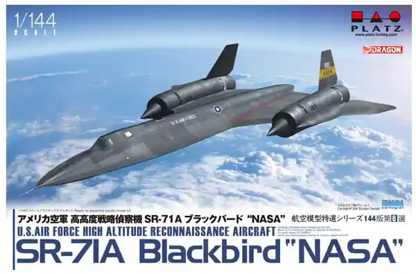 SR-71A Blackbird NASA 1/144 - PLATZ AE144-8 Economico