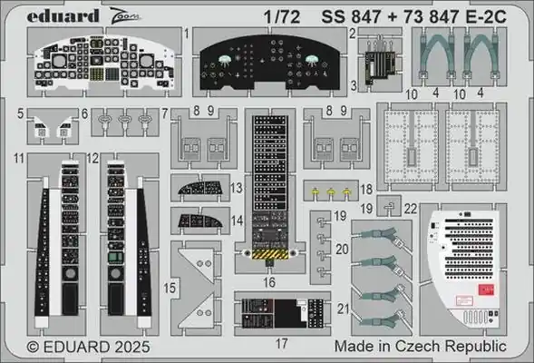Novità E-2C fotoincisioni 1/72 - EDUARD SS847