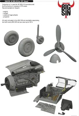 Messerschmitt Bf 109G-10 Erla 1/72 - EDUARD SIN67232 Subito Disponibile