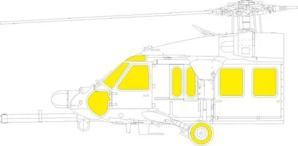 Affare MH-60L MASK 1/48 - EDUARD EX1106