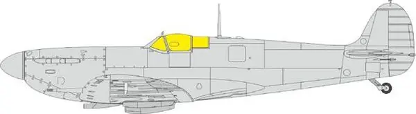 Prezzo Conveniente Spitfire Mk. II MASK 1/48 - EDUARD EX1110