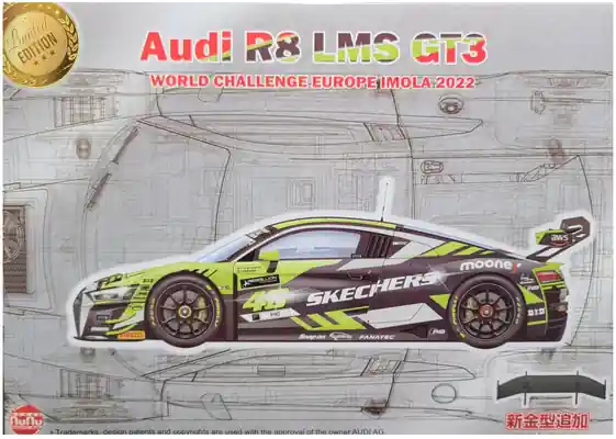 Audi R8 LMS GT3 46 Valentino Rossi 1/24 - BEEMAX-NUNU PN24044 Reso Gratuito