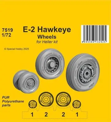 E-2 Hawkeye ruote 1/72 - CMK 7519 Reso Gratuito