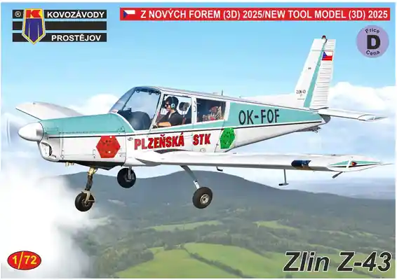 Subito Disponibile Zlin Z-43 - 1/72 - KOVOZAVODY PROSTEJOV KPM0485
