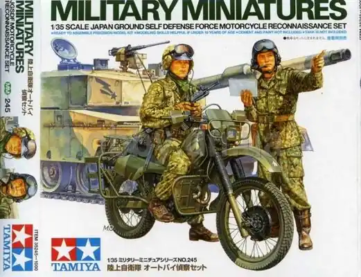 Set di ricognizione motociclistica 1/35 - TAMIYA 35245 Promo Stagionale